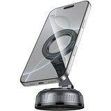 hoco. magnetski držač za telefon u automobilu s podesivim vakuumskim držačem H92 crno-sivi | shoptok.hr