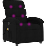 Maison Chic masažni naslanjač - Relax naslanjač črno blago, (22134853) | Shoptok.si