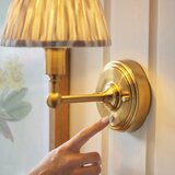  Endon 114831 - LED prigušiva punjiva zidna lampa BURLEY LED/1,5W/5V mesing/bež | Eponuda.com