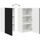 vidaXL Zidni kuhinjski ormarić Crna 40 x 31 x 80 cm Konstruirano drvo | shoptok.hr