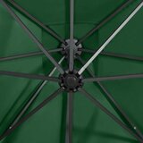  Vrtni senčnik z LED lučkami zelen 250 cm | Shoptok.si