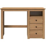 vidaXL Pisalna miza Panama 112x45x75 cm trden borov les | Shoptok.si