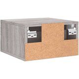  Zidni noćni ormarić boja sivog hrasta sonome 35 x 35 x 20 cm | shoptok.hr