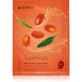 KORIKA SuperFruits Goji Berry - Anti-aging Sheet Mask pomlajevalna maska za obraz Goji berry 25 g Cene