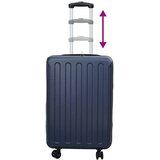 Kofer s zaključavanjem Tamno plava 43 x 27 x 66 cm ABS plastika | shoptok.hr