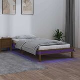  Okvir kreveta boja meda 100 x 200 cm od masivnog drva Cijene