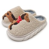 Sinsay Teddy papuče s motivom jazavčara | shoptok.hr