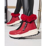 Resti Red women's insulated boots with fur Scherr- Footwear | ePonuda.com