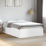  Okvir za krevet bijeli 135x190 cm konstruirano drvo | shoptok.hr