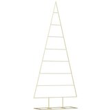 vidaXL Metalna božićna jelka Zlatno 210 cm Čelik s praškastim premazom | shoptok.hr