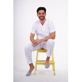 Pureboks Muški komplet medicinske uniforme, Beli Cene