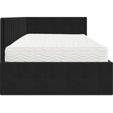  Kutni krevetni okvir s madracem 2 kom. Crna 90 x 190 cm Baršun | shoptok.hr