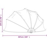  Okrugla bazenska kupola 467 x 234 cm PVC | shoptok.hr