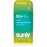 Sunly Mineral Sunscreen Stick SPF 50+ mineralna zaštitna krema za lice i tijelo u sticku bez mirisa 60 g