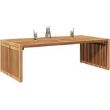  Vrtni bočni stol Smeđa 110 x 55 x 35,5 cm Čvrsto teak drvo | shoptok.hr