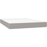  Box spring posteljni z vzmetnico svetlo siv 140x190 cm blago, (20737297) | Shoptok.si