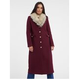 Orsay Burgundy women's wool coat - Women's Cijene