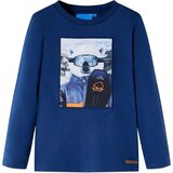  Dječja majica dugih rukava traper-plava 104 | shoptok.hr