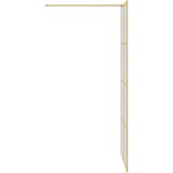  Zid za walk-in tuš Zlatno 90 x 195 cm Staklo otporno na udarce | shoptok.hr