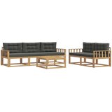  Set vanjskih sofa 6 kom. Bijela i antracit | shoptok.hr