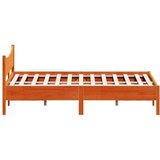  Okvir kreveta voštano smeđi 120 x 200 cm od masivne borovine | shoptok.hr