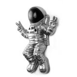 WALLXPERT Zidna dekoracija Cosmonaut 7, 35x47x10 cm, srebrna boja | Eponuda.ba
