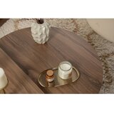 Hanah home stočić za dnevnu sobu orion - walnut, white walnutwhite coffee table | ePonuda.com