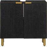  Kupaonski ormarić umivaonik crni 62x33x58 cm konstruirano drvo | shoptok.hr