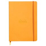  Notes A5, Rhodiarama soft, s gumicom, diktando crte, narančasti Slike