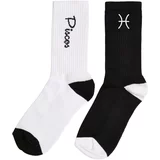 MT Accessoires Zodiac Socks 2-Pack Black/White Fish