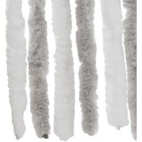  Zastor protiv muha svjetlosivi i bijeli 100 x 220 cm od šenila | shoptok.hr