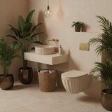 REA Bath Umivalnik na podstavku DUO Caffe Latte Matt | Shoptok.si