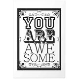  Plakat - You Are Awesome 40x60 Bez okvira | shoptok.hr