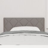  LED Uzglavlje Dizajn Dijamantnih Blokova Taupe 100 cm Tkanina | shoptok.hr