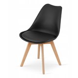 Stolna Garnitura ADRIA 120x80 Bijela + 4 Crne Stolice | shoptok.hr