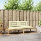  Set vanjskih sofa Bijela 230,5 x 83 x 73 cm Poliester | shoptok.hr