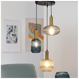  ONLI - Visilica na sajli DOROTY 1xE27/22W/230V plava/zlatna | Eponuda.com