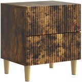  Noćni ormar Dimljeni hrast 43 x 34,5 x 48 cm Konstruirano drvo | shoptok.hr