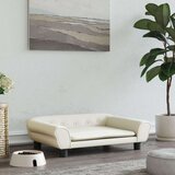  Pasja postelja krem 70x48x22 cm žamet | Shoptok.si