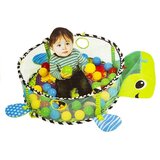  Edukativna prostirka/ vrtić za bebe s lopticama - kornjača - šarena | shoptok.hr