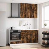  Kuhinjska jedinica LUCCA 5 pcs Dimljeni hrast Konstruirano drvo | shoptok.hr