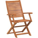  Sklopive vrtne stolice 8 kom 57x66x95 cm od drva bagrema | shoptok.hr