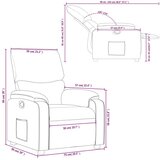 vidaXL Naslanjač temno siv blago | Shoptok.si