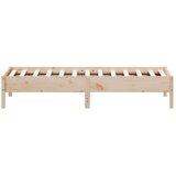 vidaXL Posteljni okvir 75x190 cm trdna borovina | Shoptok.si