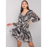 Och Bella Dress-TW-SK-BI-2635.49P-black-beige | Shoptok.si