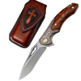 IZMAEL Zložljiv zunanji nož HARAHU TA-35376 - Rjava | Shoptok.si