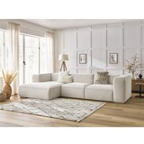 Bobochic Paris Bela kotna sedežna garnitura iz tkanine bouclé (levi kot) Zephyr – | Shoptok.si