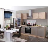 Flex-Well Kuhinjski Blok Z Aparati Riva, Sivo-Rjava, Barva Hrasta | Shoptok.si