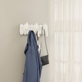 Umbra Bež jeklen stenski obešalnik 16 cm Tempo – | Shoptok.si