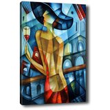 Tablo Center Slika Cubistic Lady, 50 x 70 cm Cene